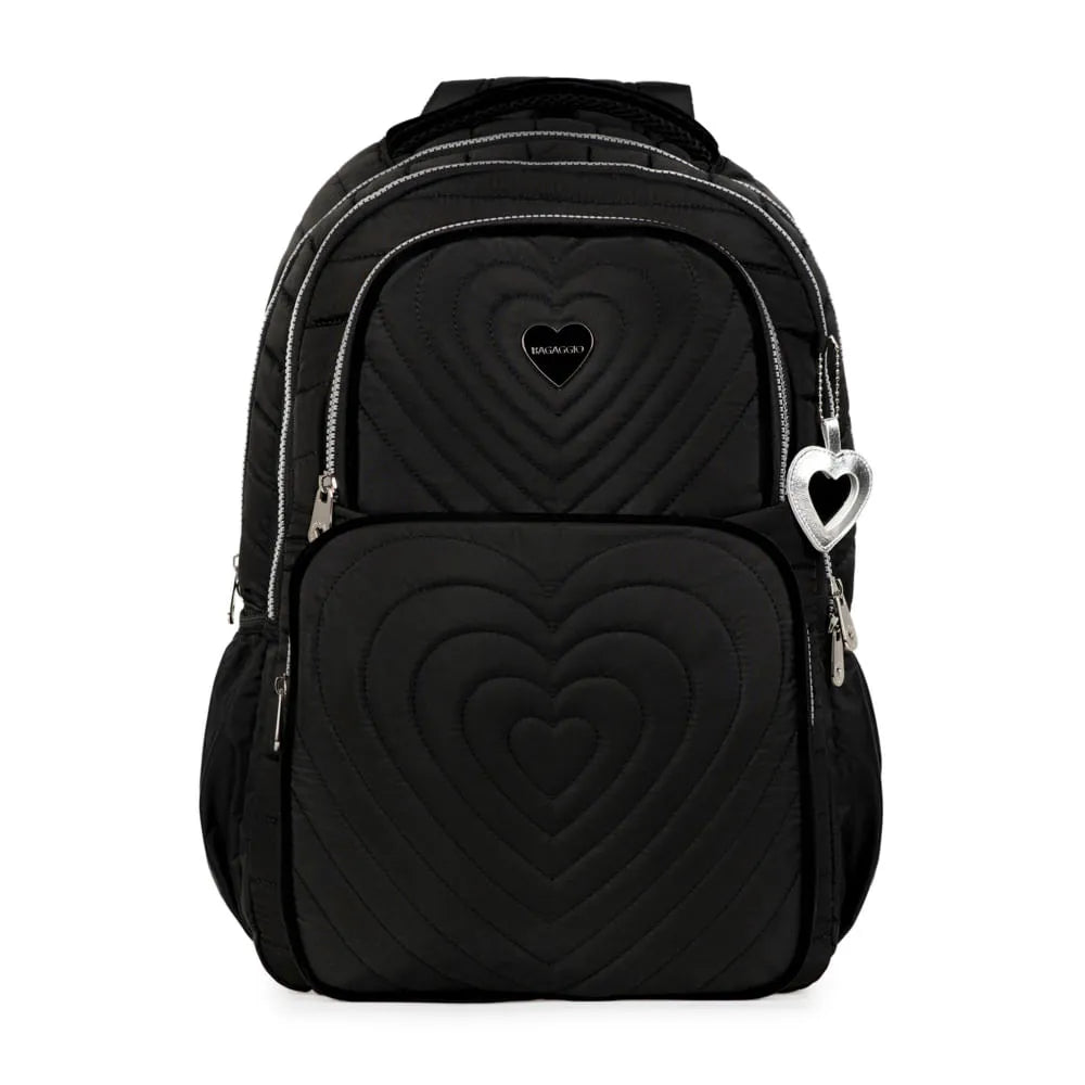 Heart Quilted Backpack – Stylish & Spacious Everyday Companion
